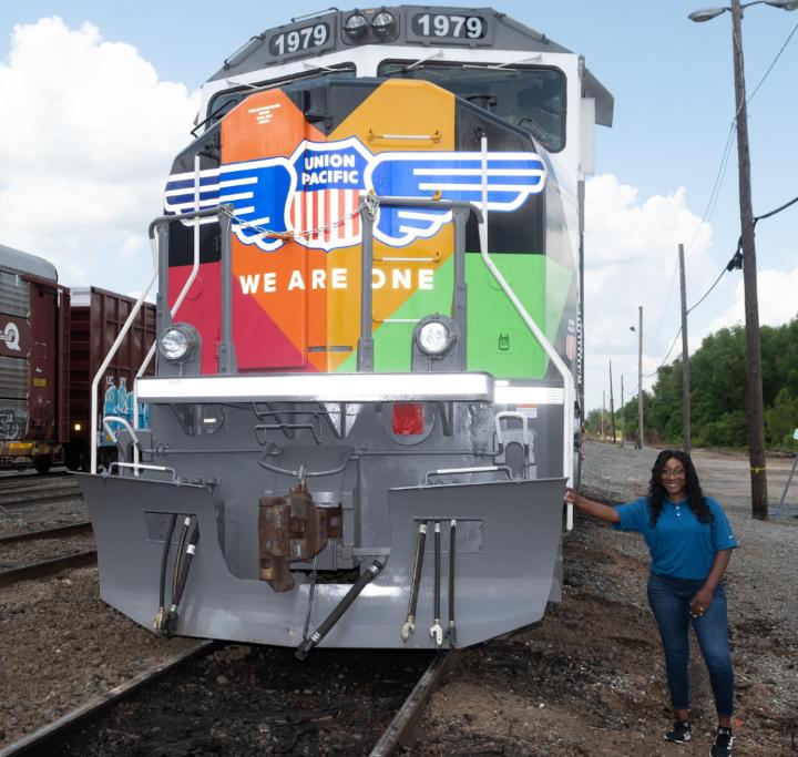 Medium | Kia Patterson and No. 1979, We Are One ERG Locomotive