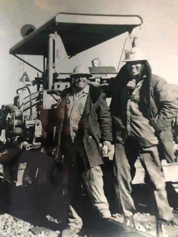 Small | Vintage photo of Southern Pacific track worker Enrique Soriano