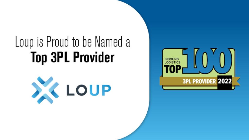 Loup Logistics named Top 3PL Provider main graphic