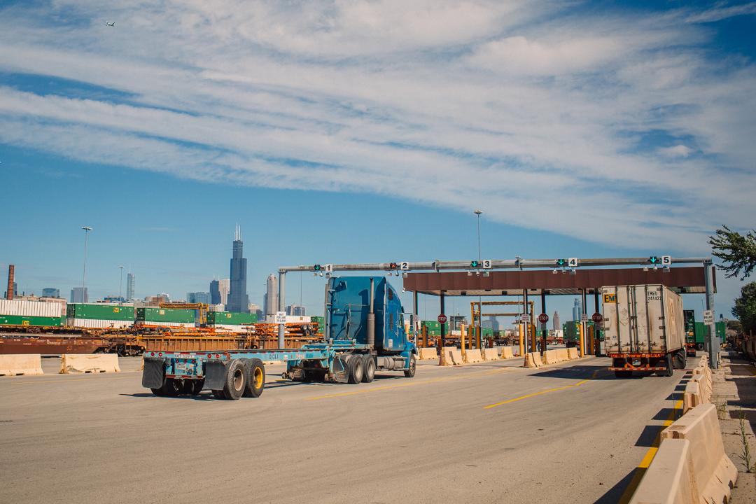 Intermodal Cranes in Chicago
