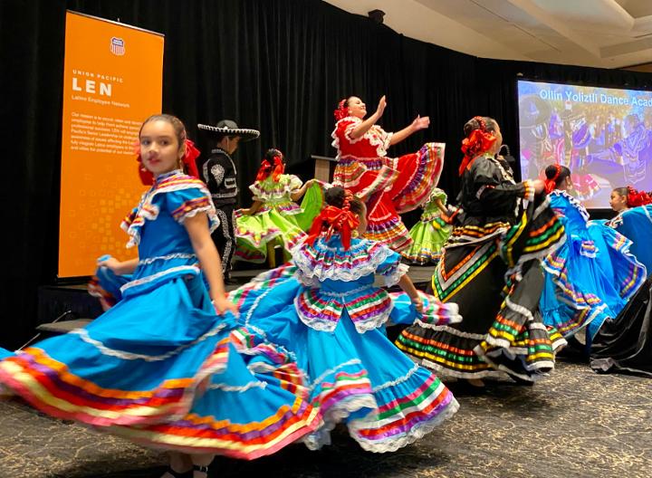 The conference featured performances by Ollin Yoliztli Dance | MR