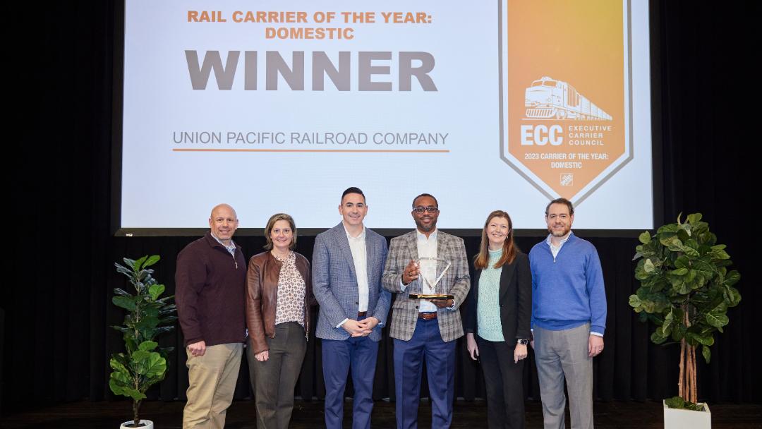 Home Depot Rail Carrier Award | MR