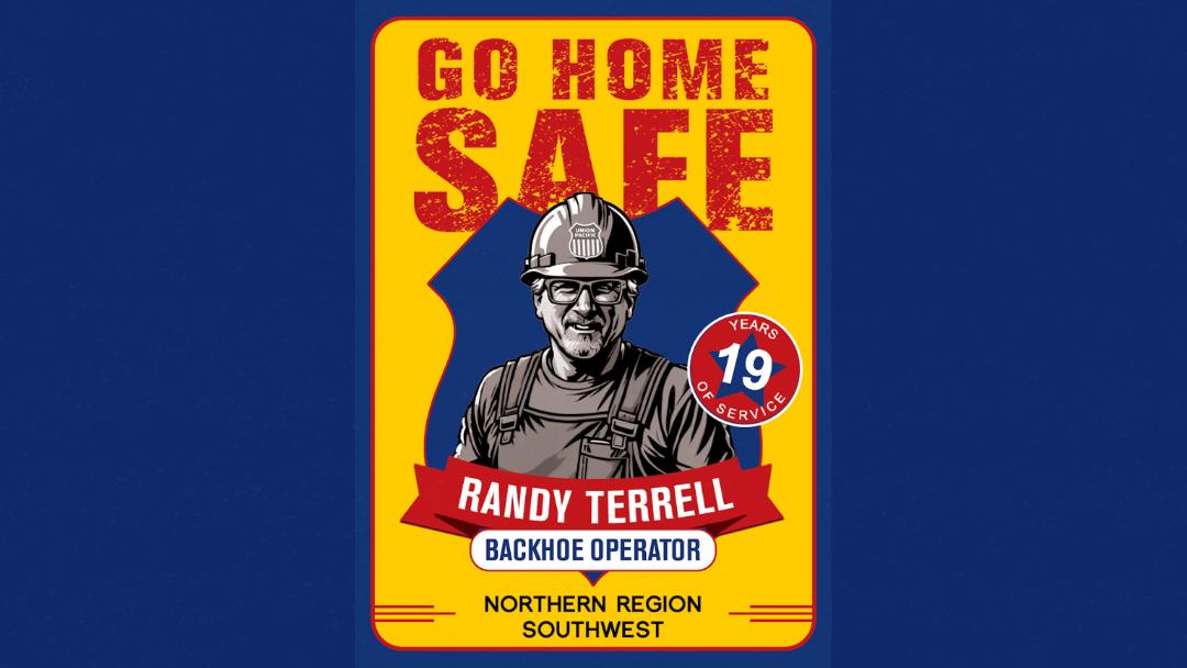 Randy Terrell trading card | O