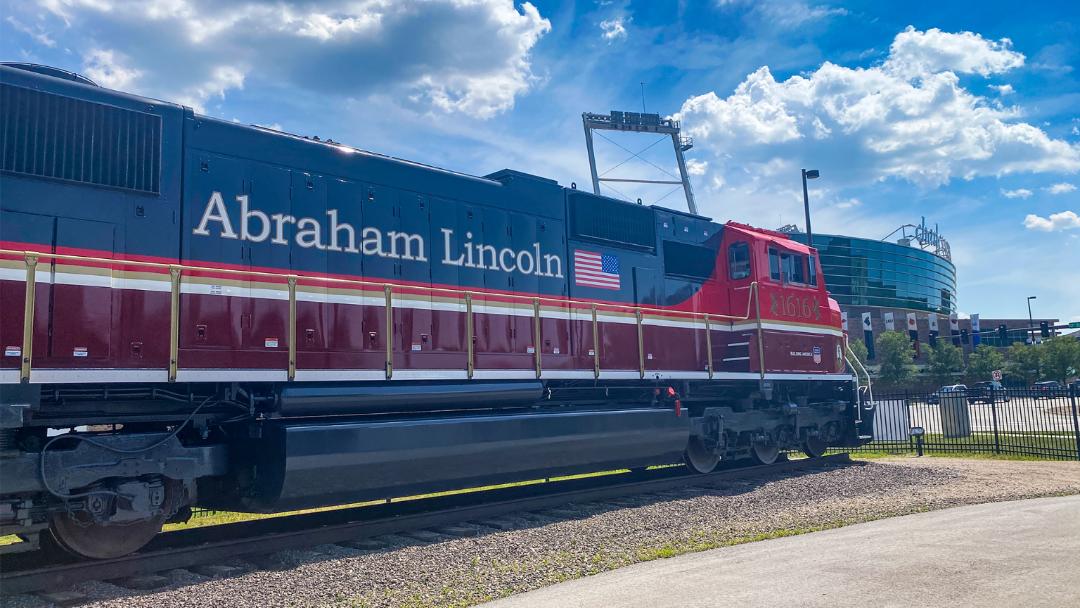 Side of the Lincoln Locomotive at the CWS | MR