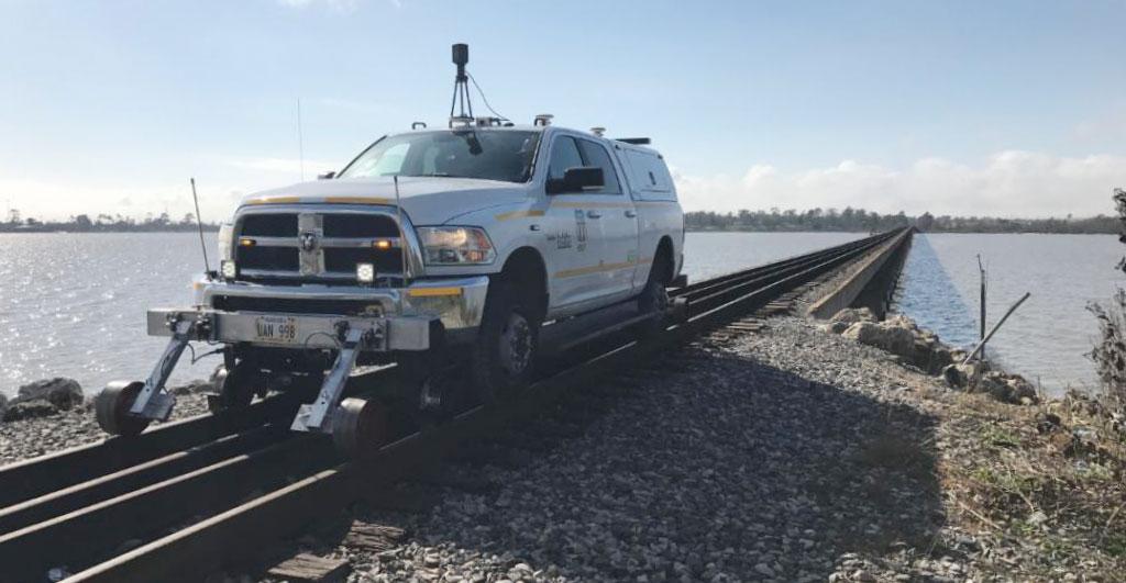 The PMV8 traveling near Highland, Texas.