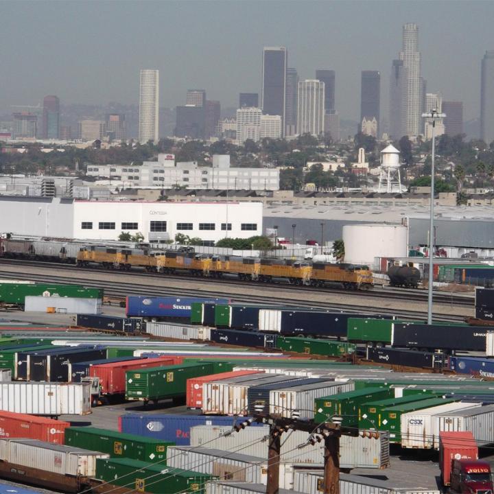 The majority of TJX Companies’ inventory originates out of Union Pacific’s Los Angeles, California, intermodal terminal.