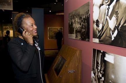 The new exhibit includes opportunities for guests to listen to notable African Americans from Arkansas’ history.