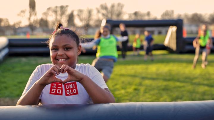 Students from a nearby elementary school love the idea of new soccer fields in their neighborhood.