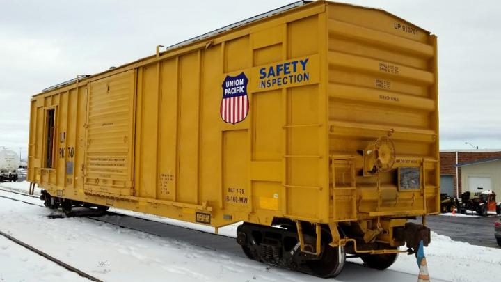 The ATGMS allows Union Pacific to test the track without putting it out of service.