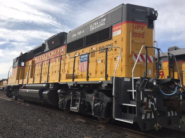 A new Tier 4 switcher ready for work in Roseville, California.