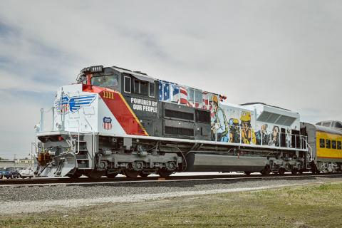 Small | Employee Pride Locomotive - Left View