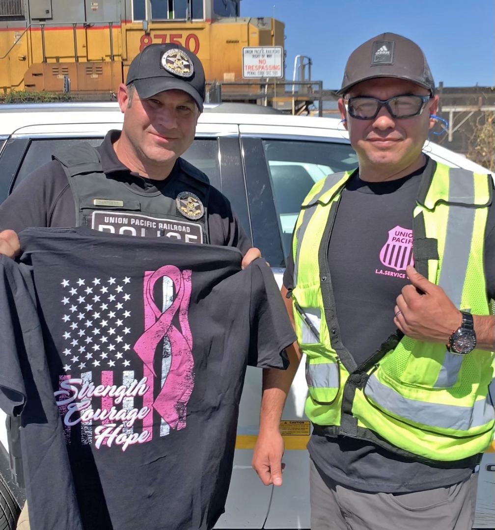 Medium Retina | Inside Track: LA Serv Unit Breast Cancer Awareness T-shirts