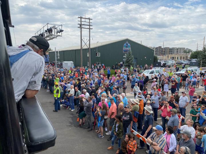 Medium | Fans greet Big Boy UP 4014 in Greeley, Colorado