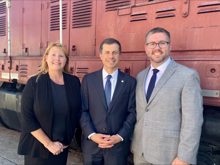 Kelli OâBrien, Pete Buttigieg and Brian Walden | M