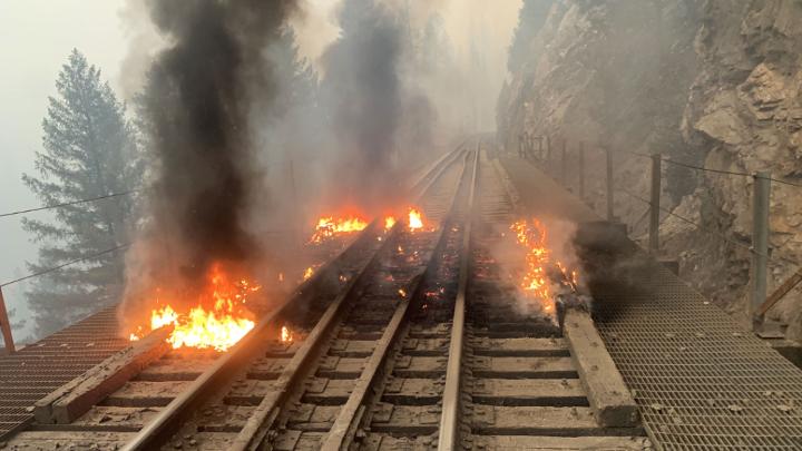 Medium | Inside Track: Fire on Dry Canyon Bridge