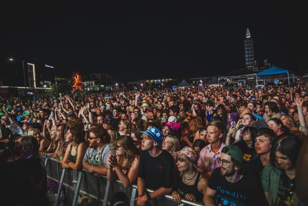 Large | Crowd at the 2022 Maha Music Festival in Omaha