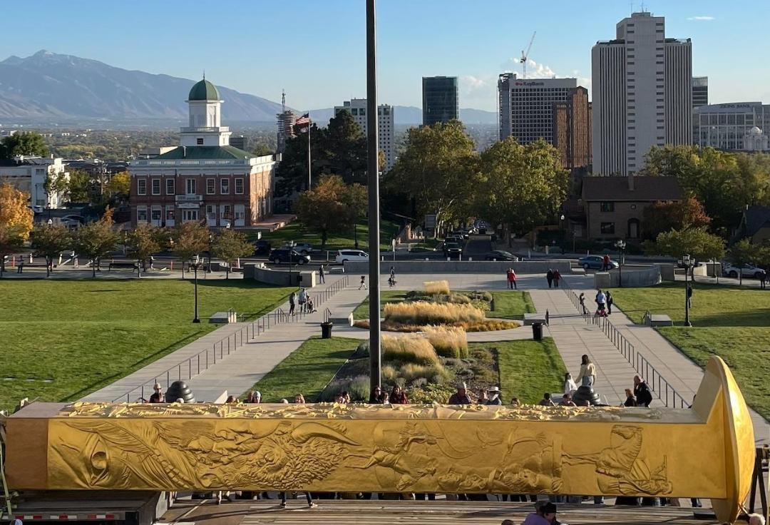 The Golden Spike Monument viewing at the Utah State Capitol | MR
