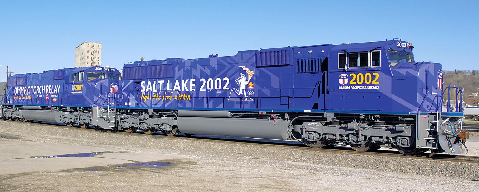 Large Retina | Heritage Fleet: 2001 Olympic Locomotives