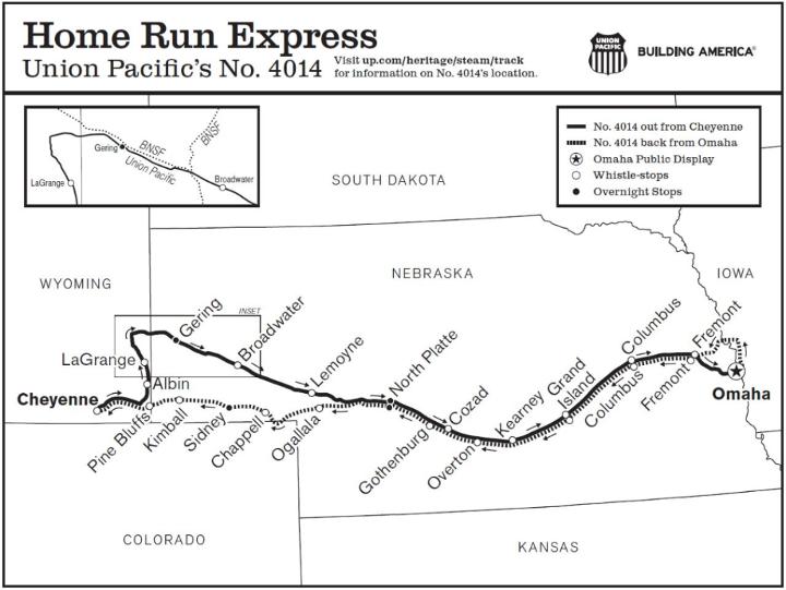 UP Steam Schedule