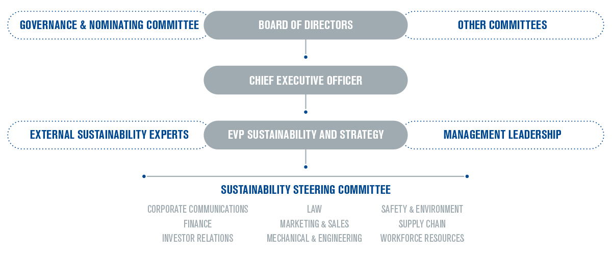 Sustainability Governance Chart
