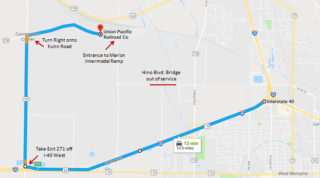 Marion, AR Temporary Gate Access Change