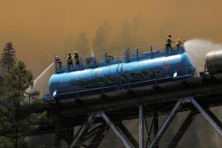 Original | Rock Creek Bridge Fire Train