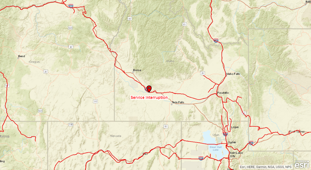 Medium Retina | Service Interruption near Hammett, Idaho