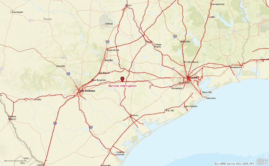 Medium Retina | Waelder Texas Bridge Fire