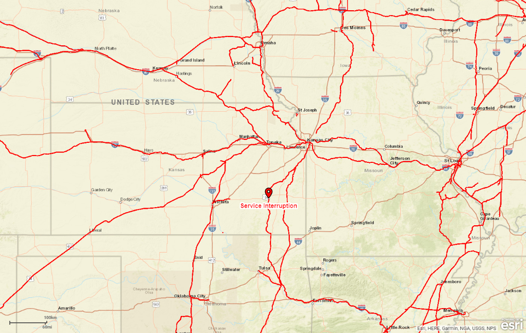 Service Interruption Near Yates Center Kansas | MR