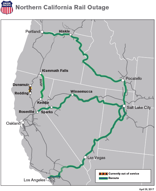 Original | Northern California Rail Outage