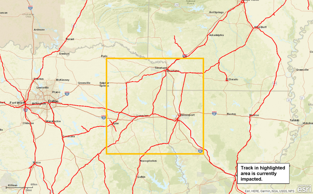 Weather Impact to Operations in Texas and Louisiana | MR