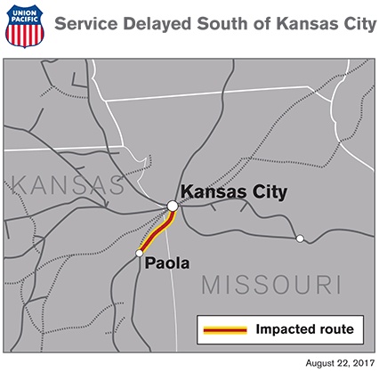 Original | Service Delayed South of Kansas City