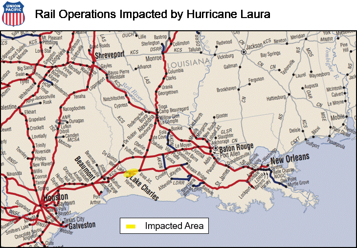 Large | Hurricane Laura Impact Map