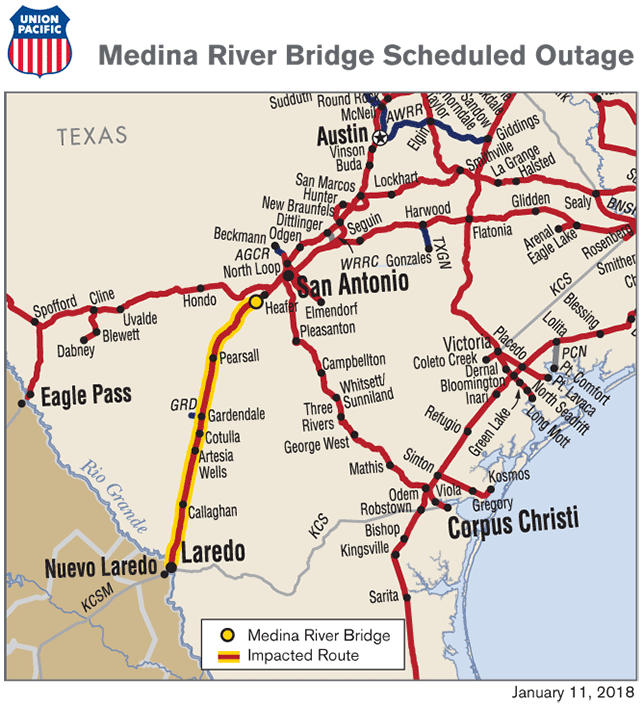 Medium | Bridge Ooutage Map_011118