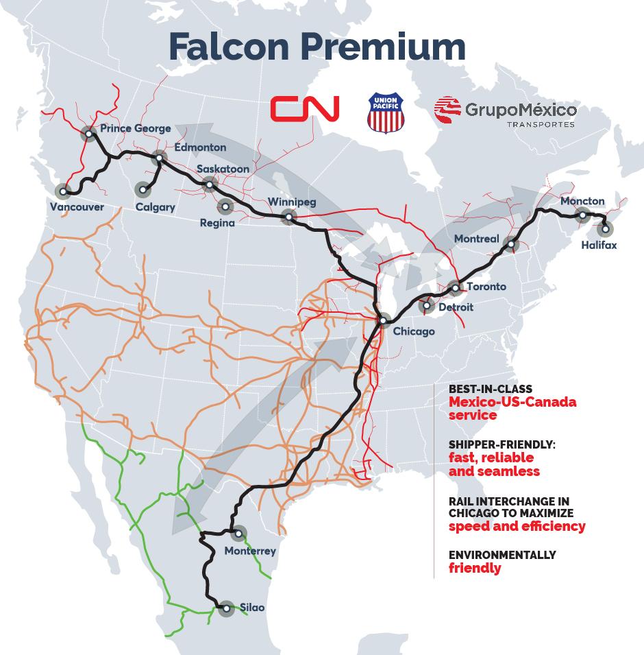 Falcon Premium Service Map | O