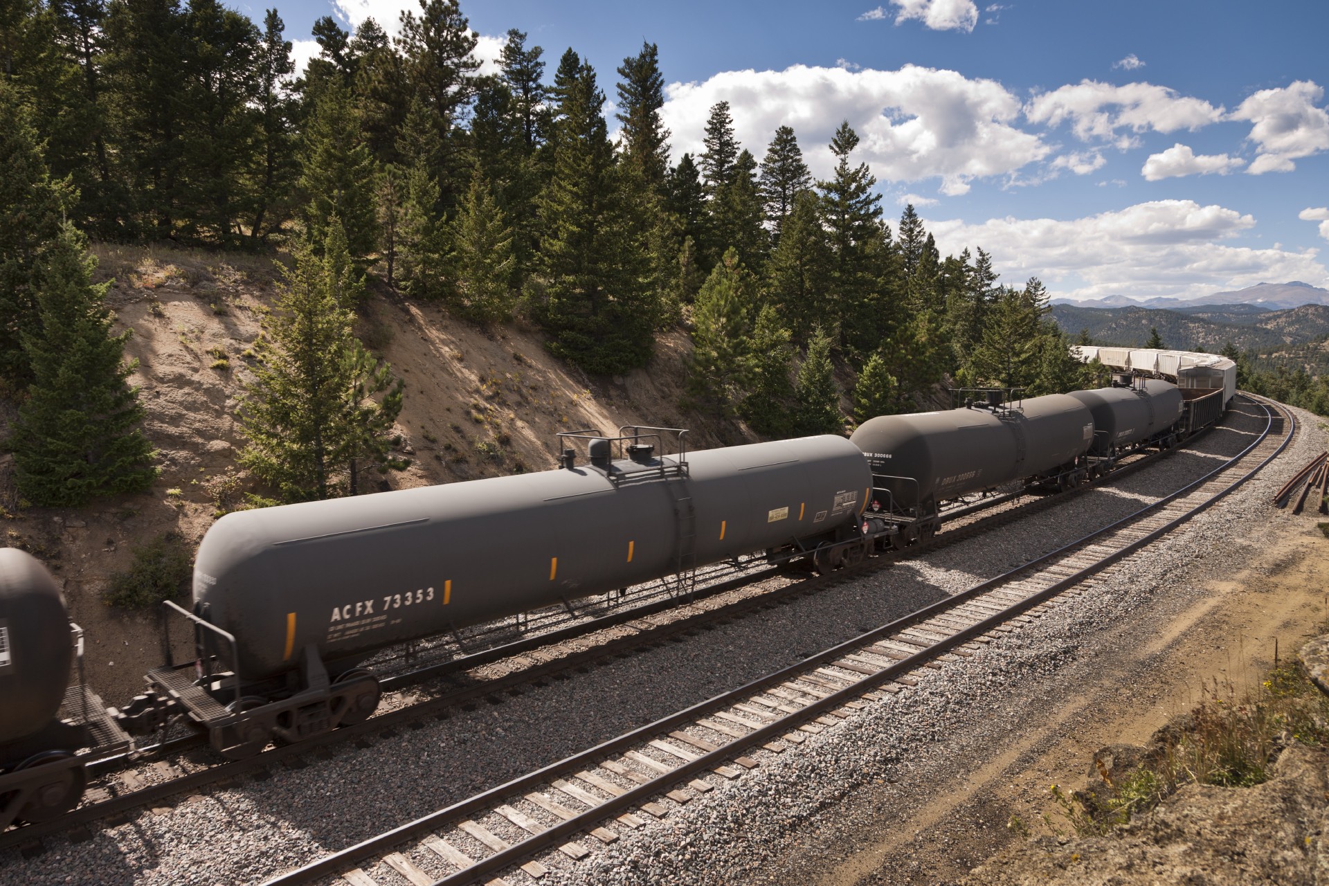 Asphalt Tank Car Train