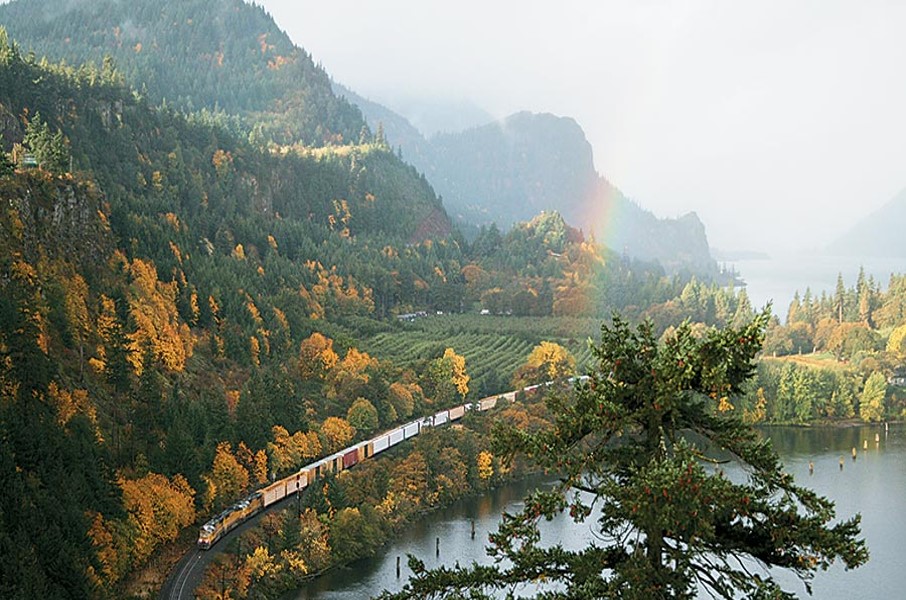 Historic Hemp Freight Train Rainbow