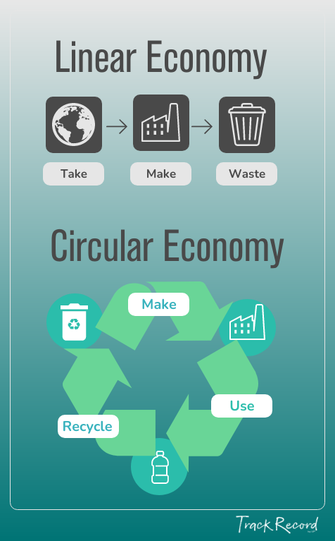 Linear vs Circular Economy Infographic