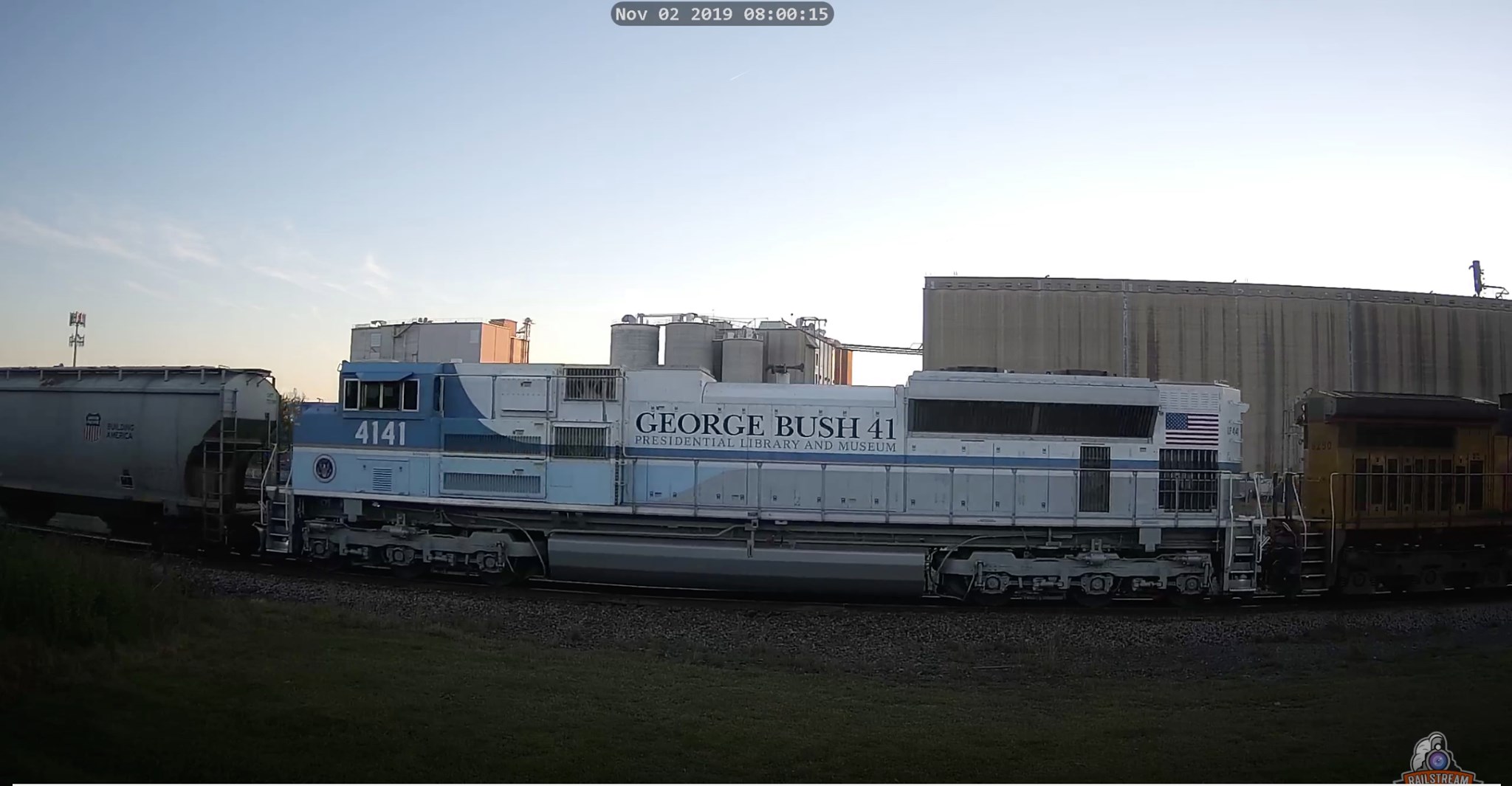 Railstream George Bush Locomotive
