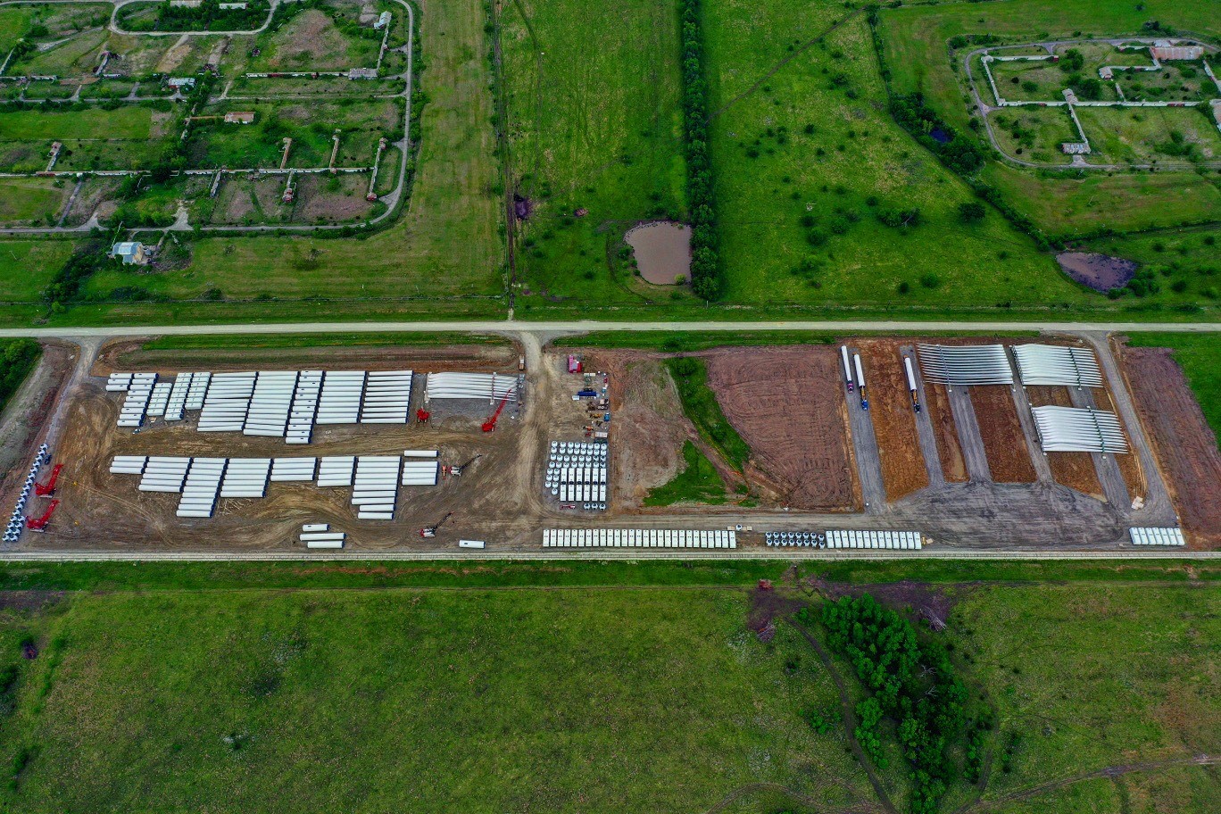 Great Plains Industrial Park Laydown Aerial