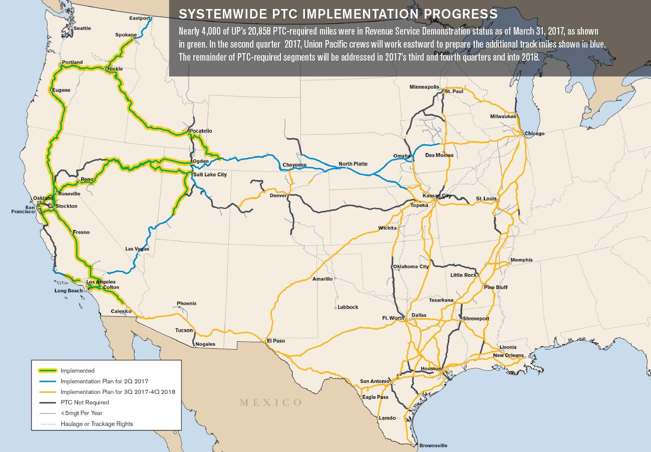Original | Positive Train Control 1st Quarter 2017 Progress Map