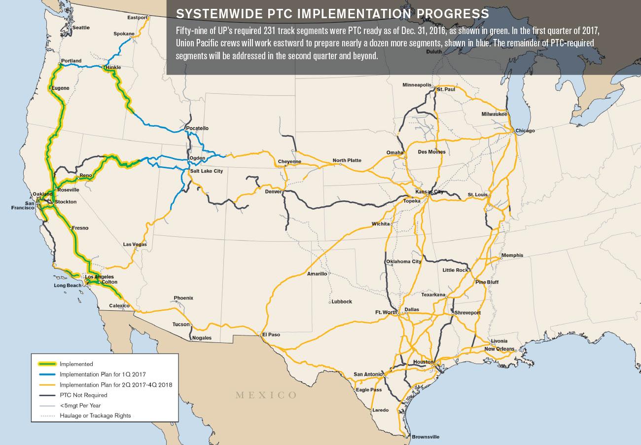 UP: Union Pacific's Positive Train Control Implementation Reaches New ...
