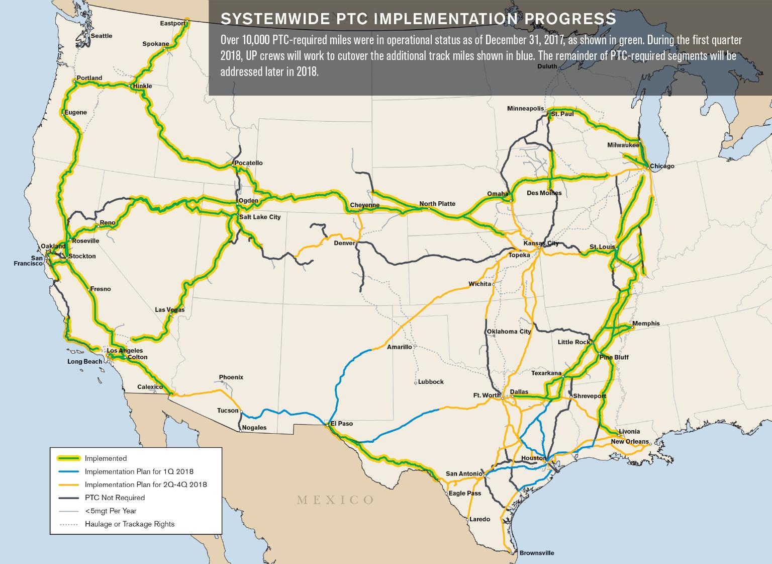 Large Retina | PTC Progress Map, 4th Quarter 2017