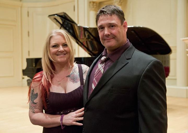 Attila Gibson and his wife Heather Naftzger.