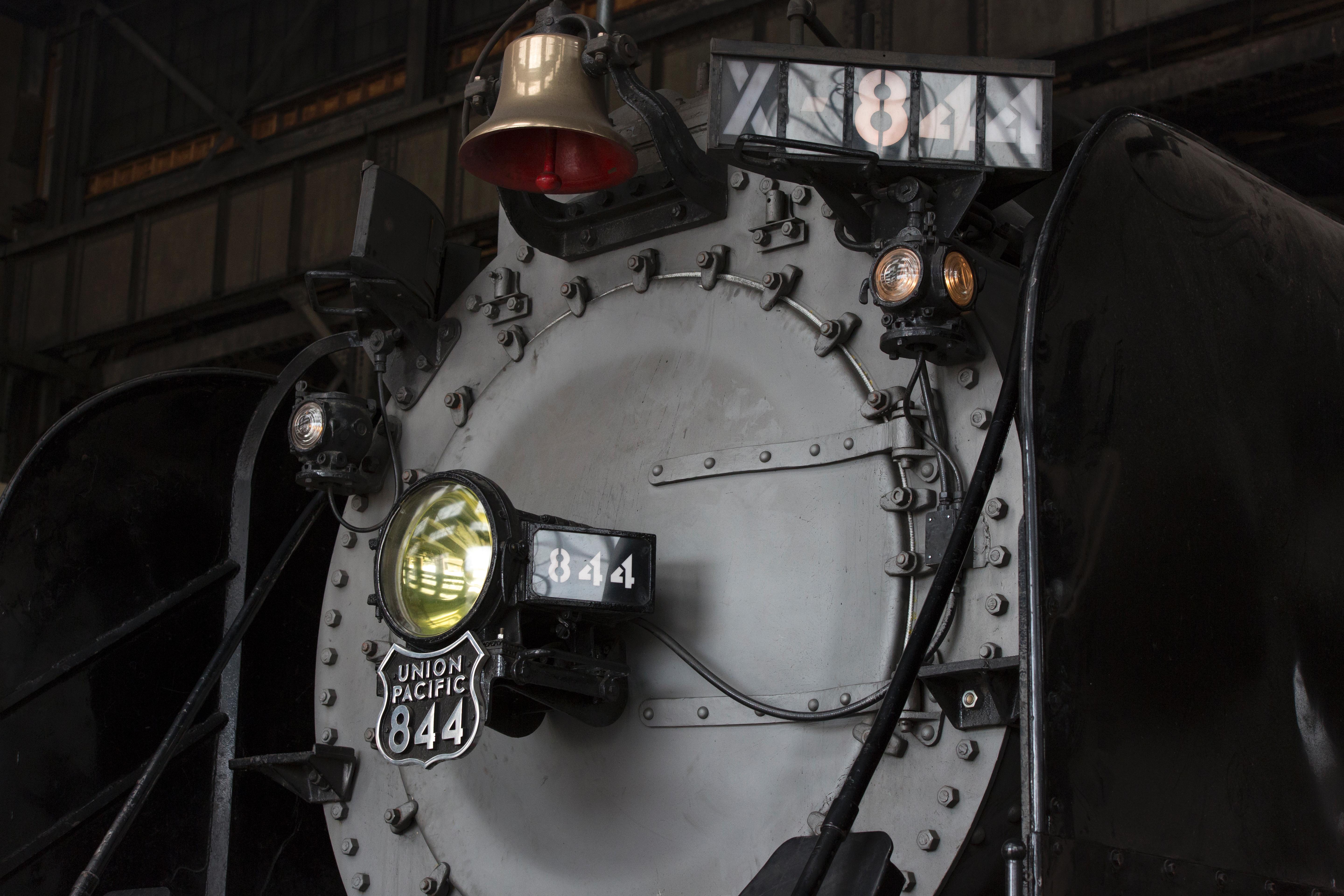 Newly restored steam locomotive No. 844 in July 2016.
