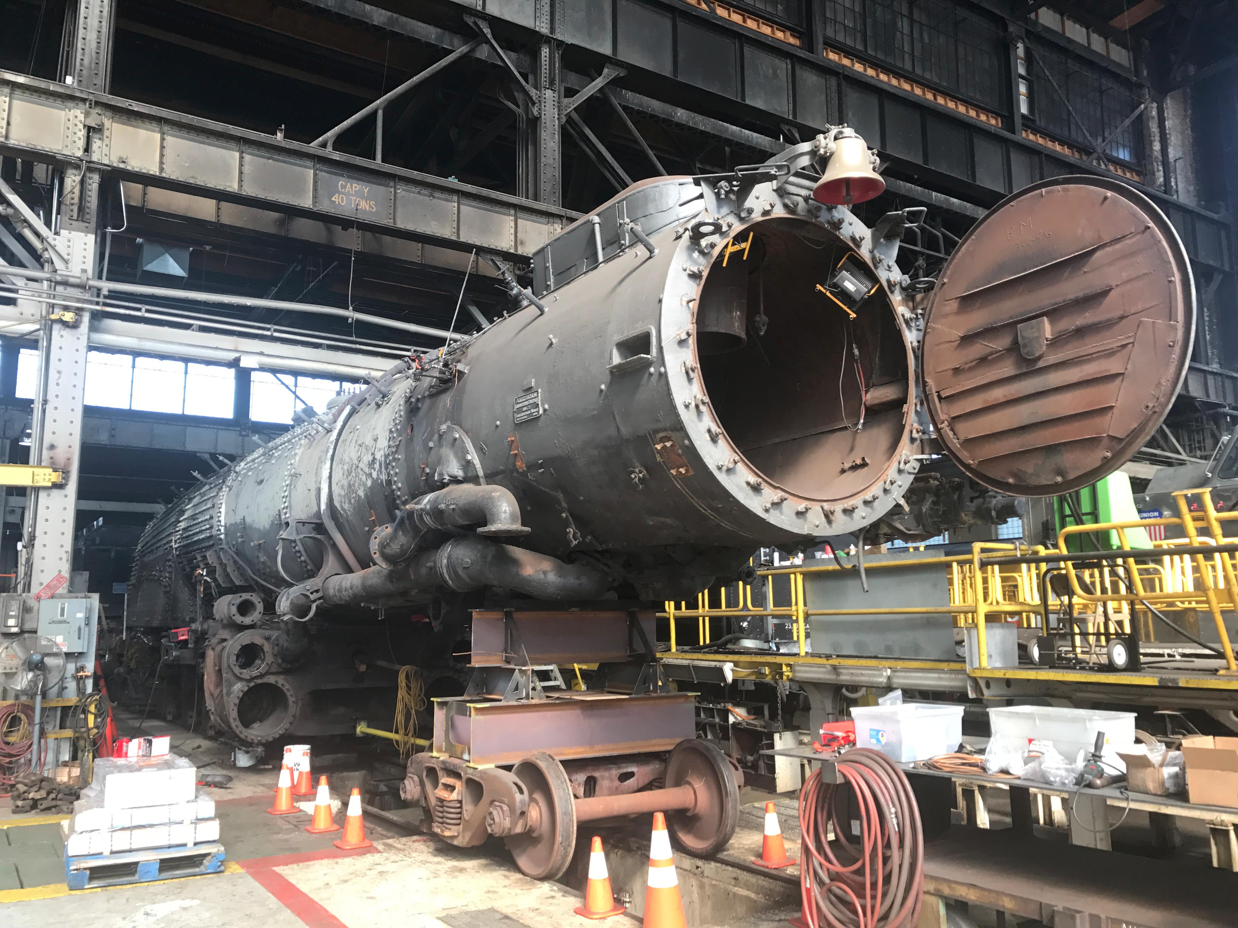 Disassembled Big Boy in May 2017.
