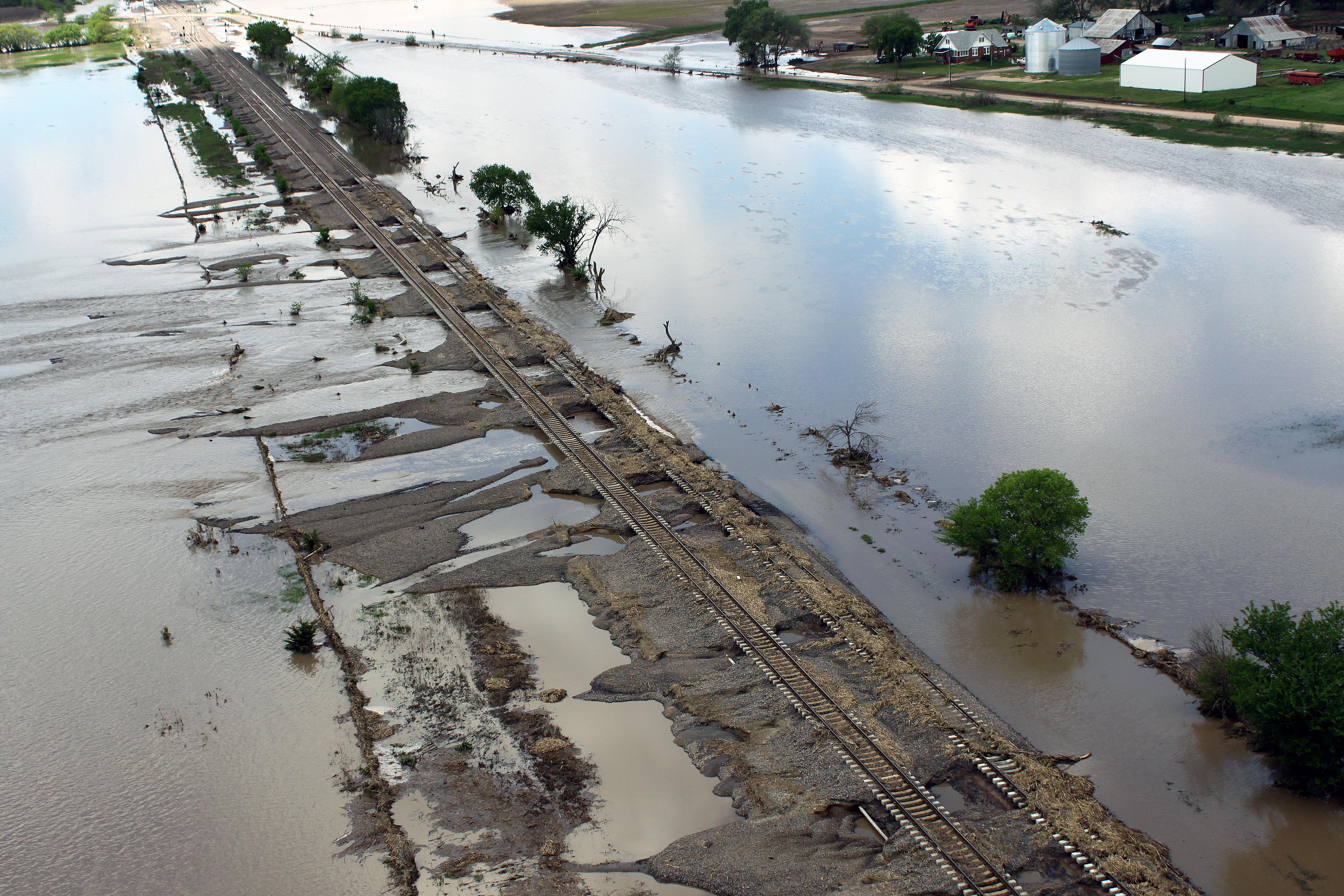 Damaged Track from the Marysville Flood