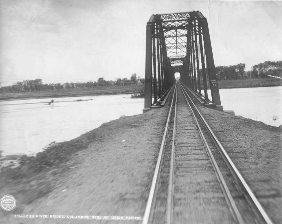 Union Pacific Loup River Bridge in Columbus Nebraska