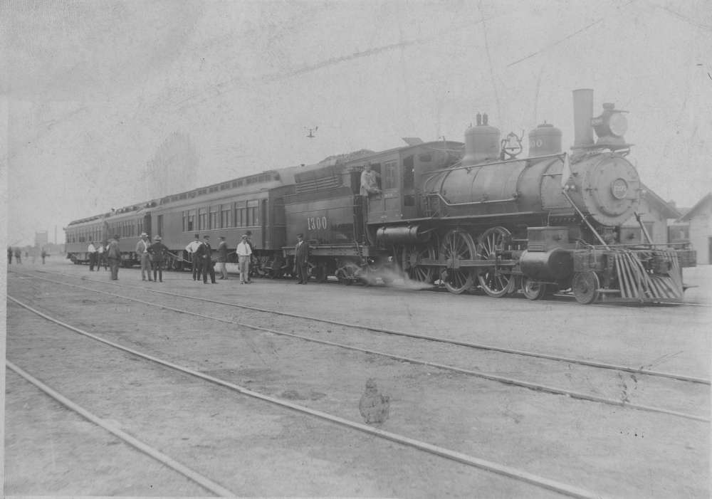 Steam locomotive UP 1300 in Kearney, Nebraska