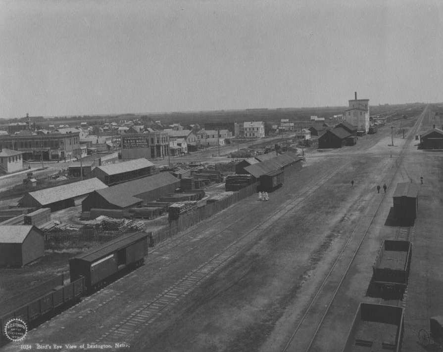 A bird's eye view of Lexington, Nebraska